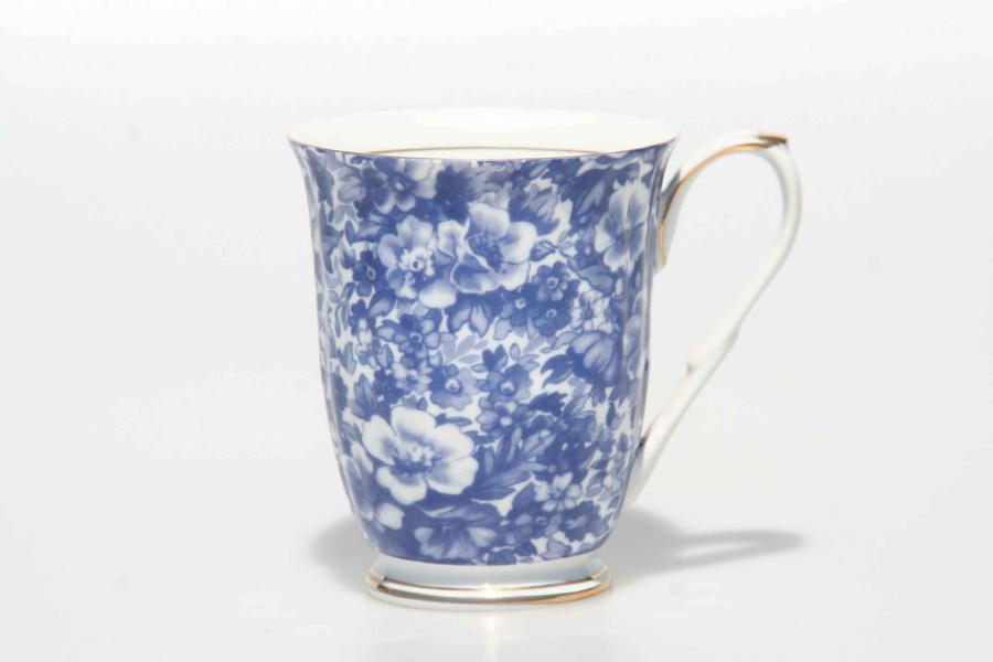 Blue Meadow Chintz Beaker - Click Image to Close